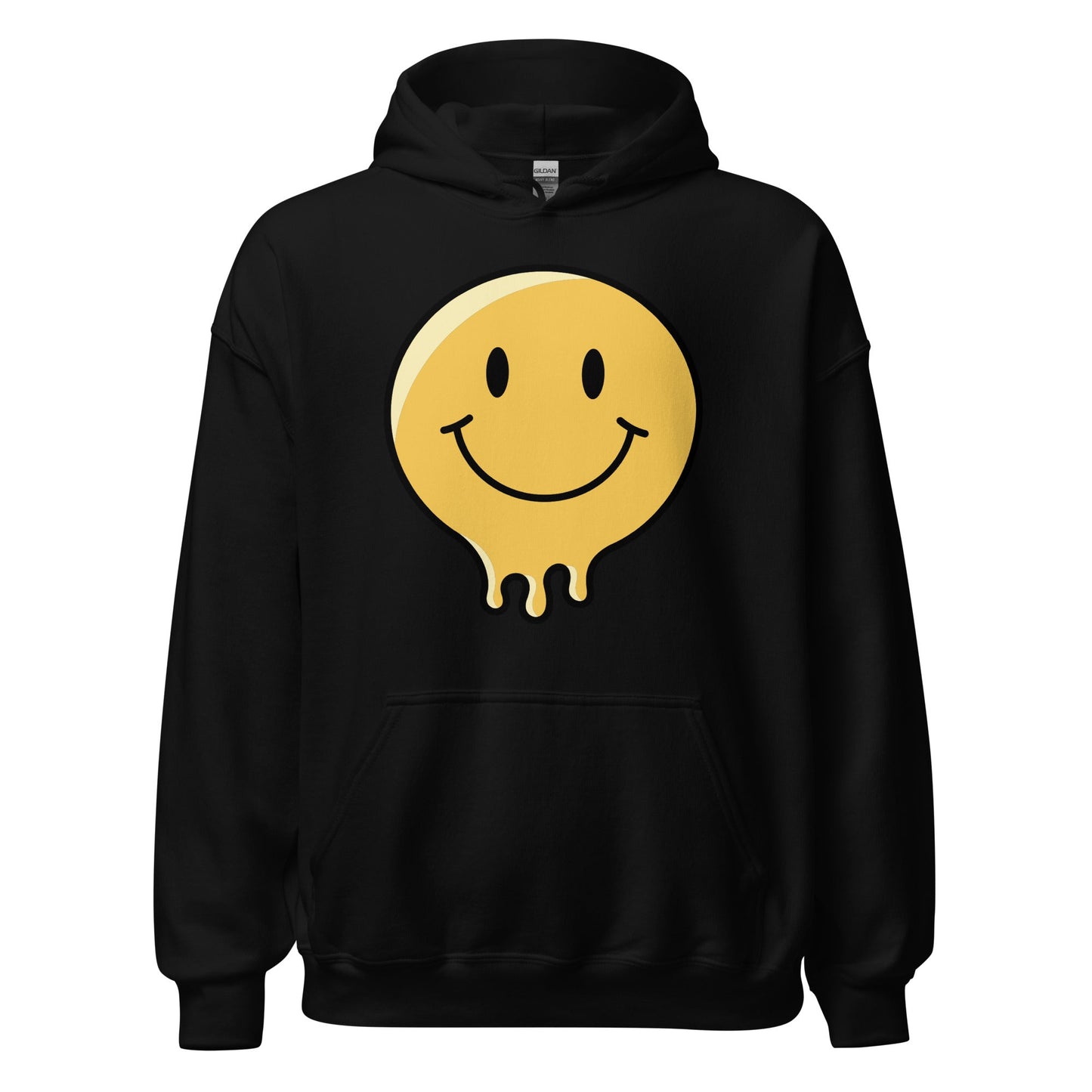 Melting Smiley Graphic Hoodie Unisex