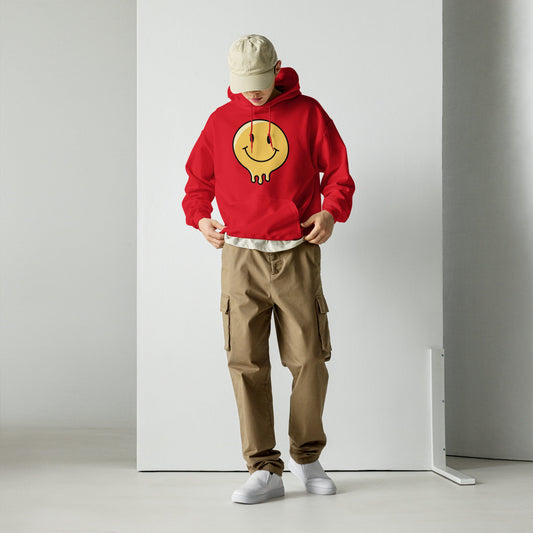 Melting Smiley Graphic Hoodie Unisex