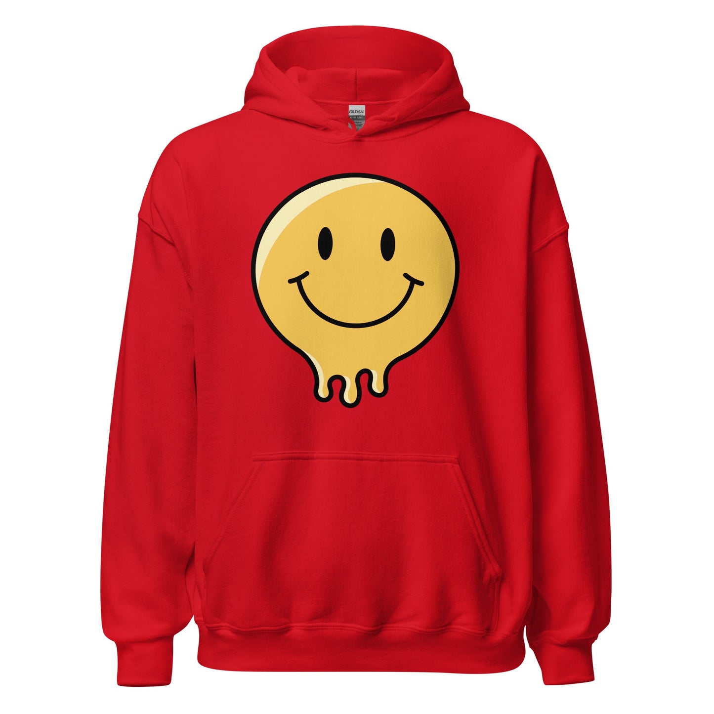 Melting Smiley Graphic Hoodie Unisex