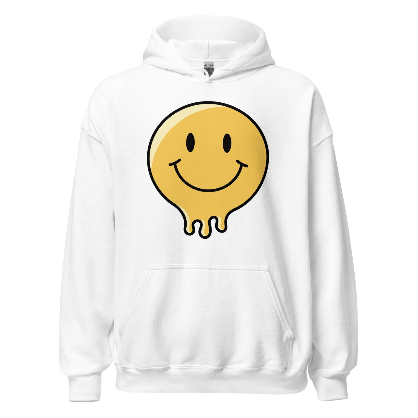 Melting Smiley Graphic Hoodie Unisex
